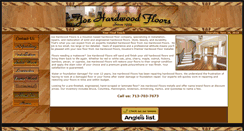 Desktop Screenshot of joehardwoodfloors.com